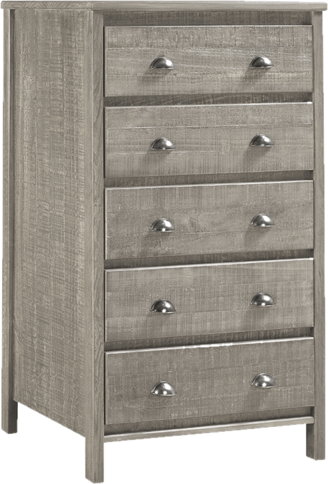 Mannion 5 Drawer 33" W Solid Wood Chest