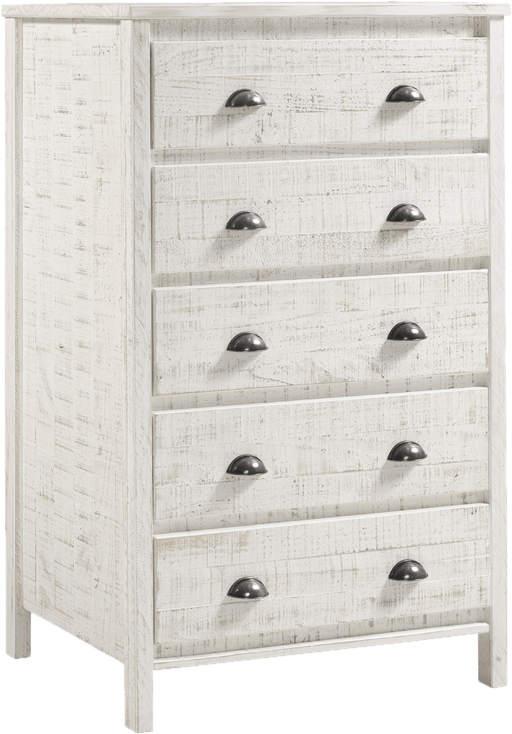 Mannion 5 Drawer 33" W Solid Wood Chest