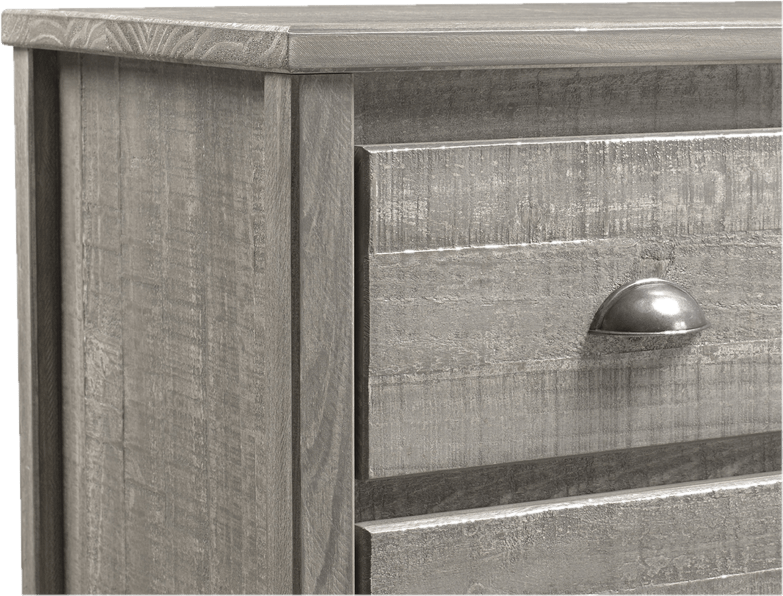 Mannion 5 Drawer 33" W Solid Wood Chest