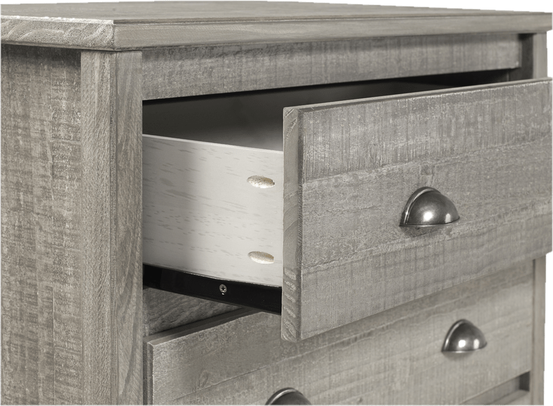 Mannion 5 Drawer 33" W Solid Wood Chest