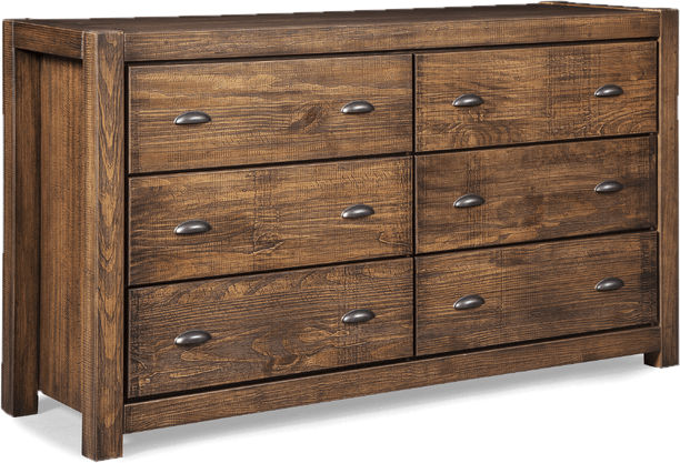 Montauk 6 Drawer 59.5'' W Solid Wood