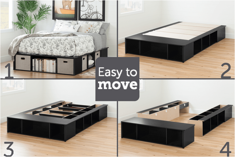 Flexible Storage Platform Bed