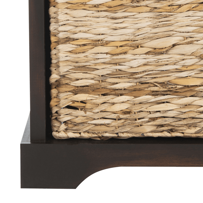 Santa Cruz Upholstered Cubby Storage Bench