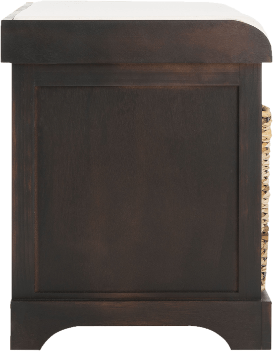 Santa Cruz Upholstered Cubby Storage Bench