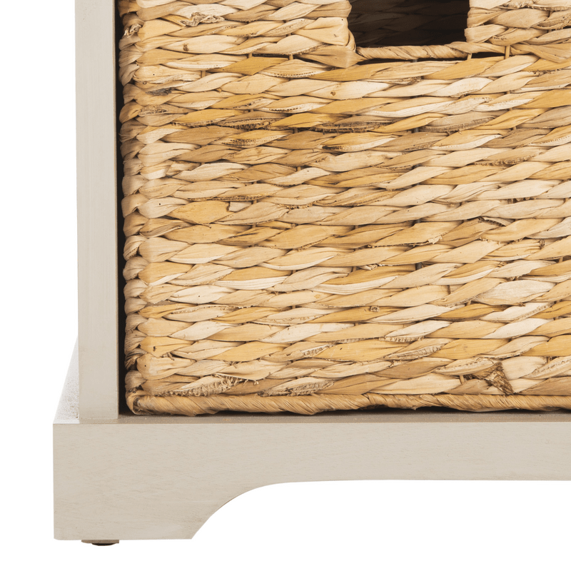 Santa Cruz Upholstered Cubby Storage Bench