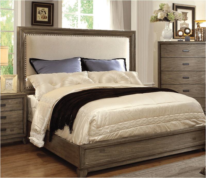 Karla Upholstered Low Profile Platform Bed