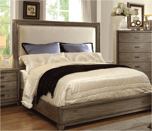 Karla Upholstered Low Profile Platform Bed