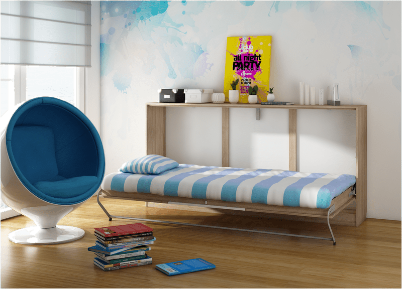 Ciel Murphy Bed with Mattress Size Full