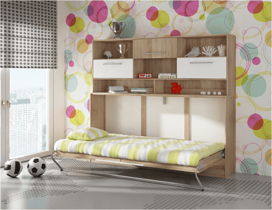Ciel Storage Murphy Bed with Mattress