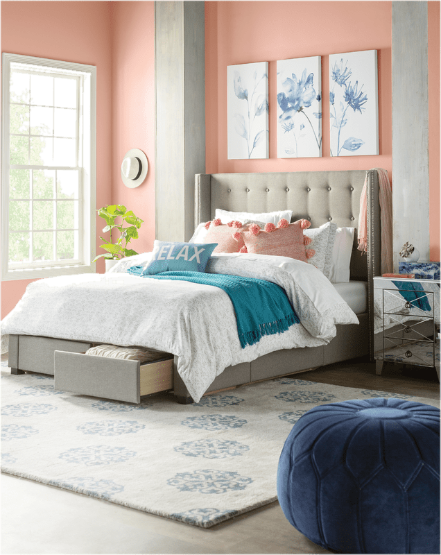 Aadya Tufted Upholstered Storage Standard Bed