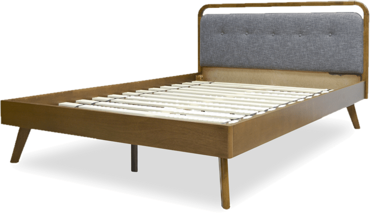 Thiel Tufted Solid Wood and Upholstered Platform Bed