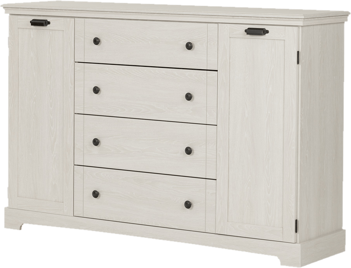 Avilla 4 Drawer 63.25" W Combo Dresser