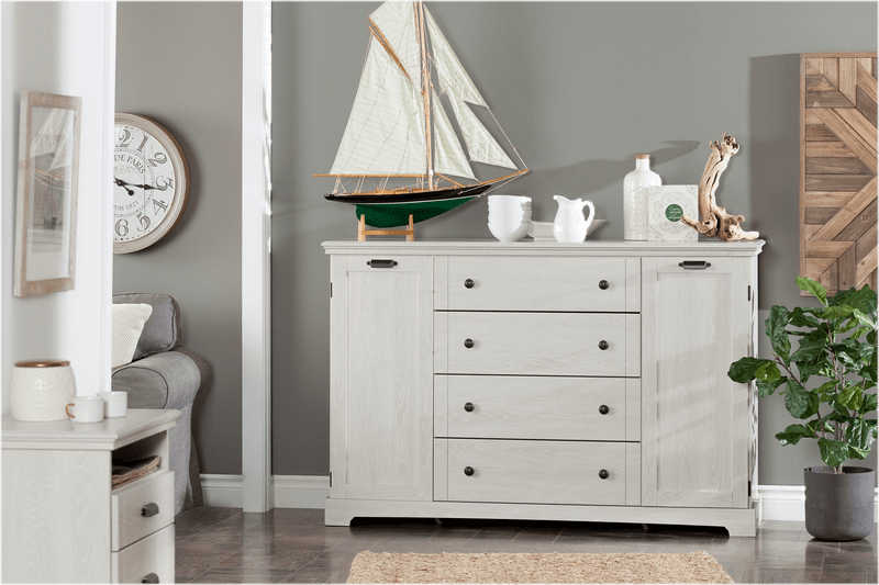 Avilla 4 Drawer 63.25" W Combo Dresser