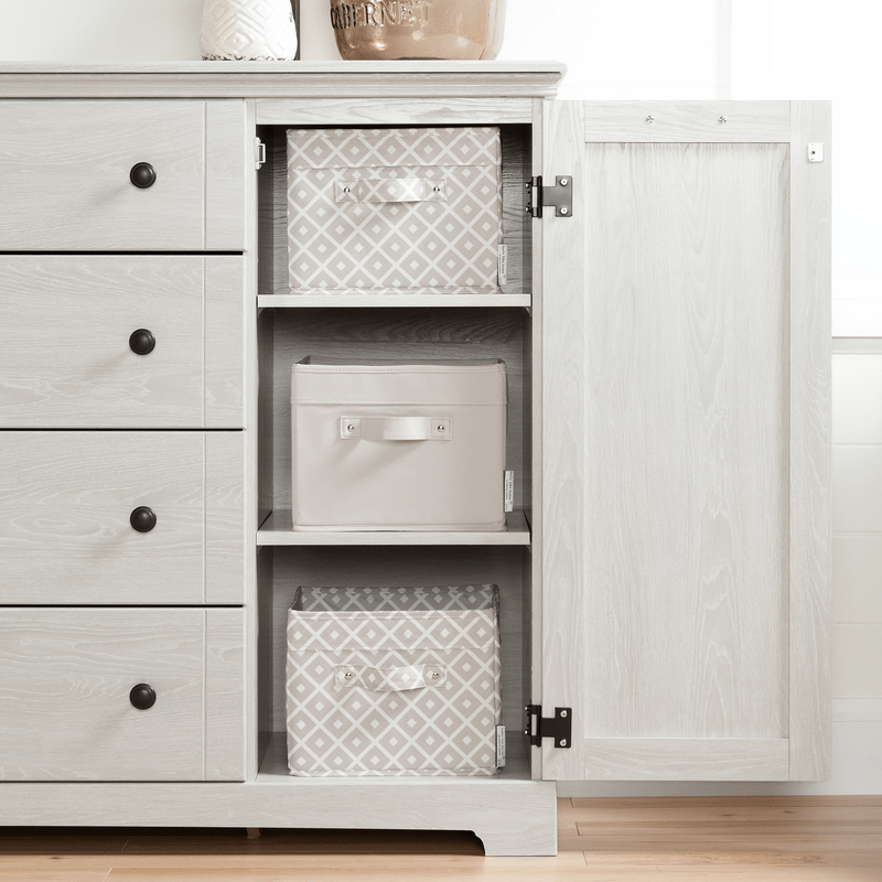 Avilla 4 Drawer 63.25" W Combo Dresser