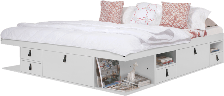 Pharr Low Profile Storage Platform Bed