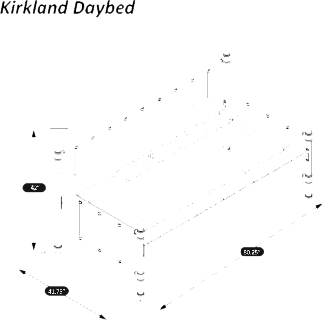 Rainger Twin Metal Daybed