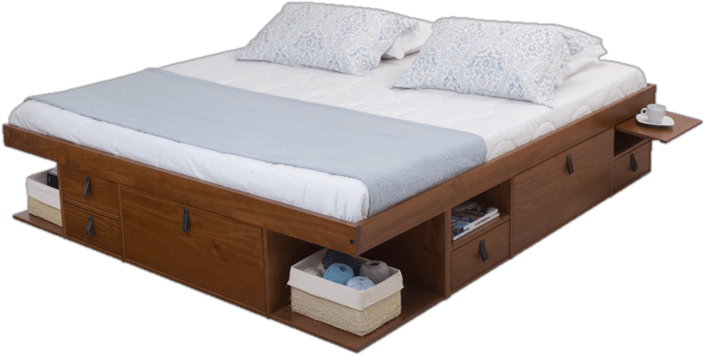 Pharr Low Profile Storage Platform Bed