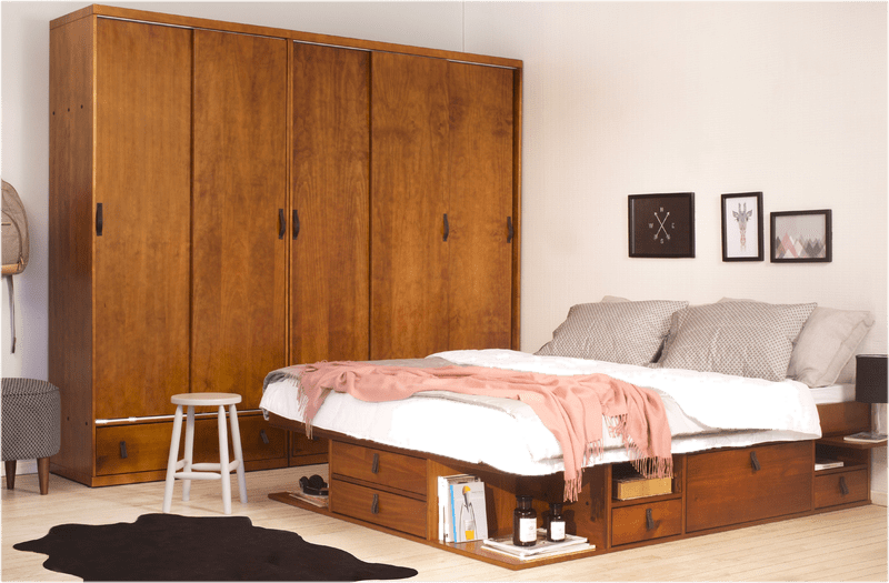 Pharr Low Profile Storage Platform Bed