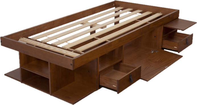 Pharr Low Profile Storage Platform Bed