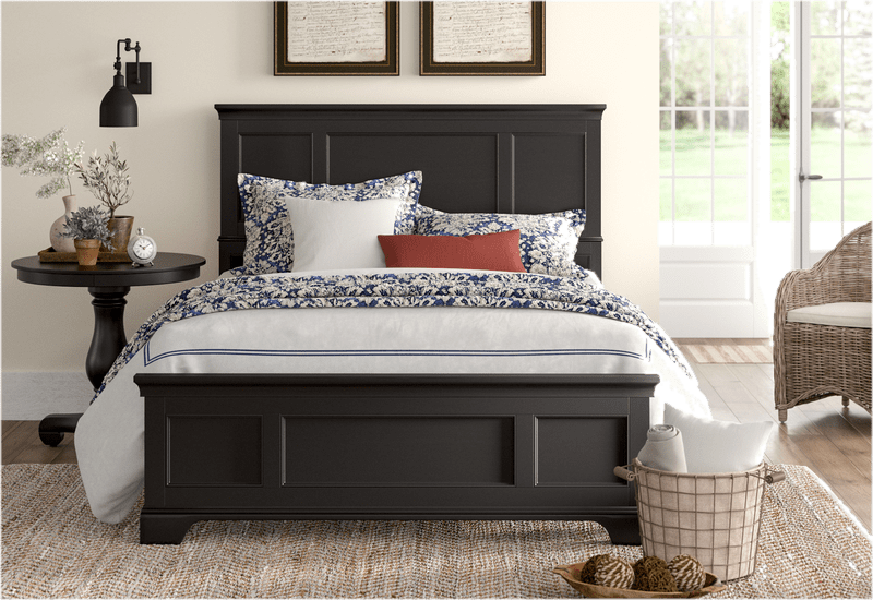 Effingham Solid Wood Low Profile Standard Bed