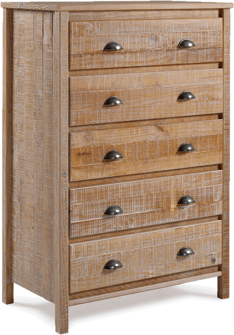 Mannion 5 Drawer 33" W Solid Wood Chest