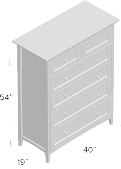 Mowgli 5 Drawer 40'' W Chest