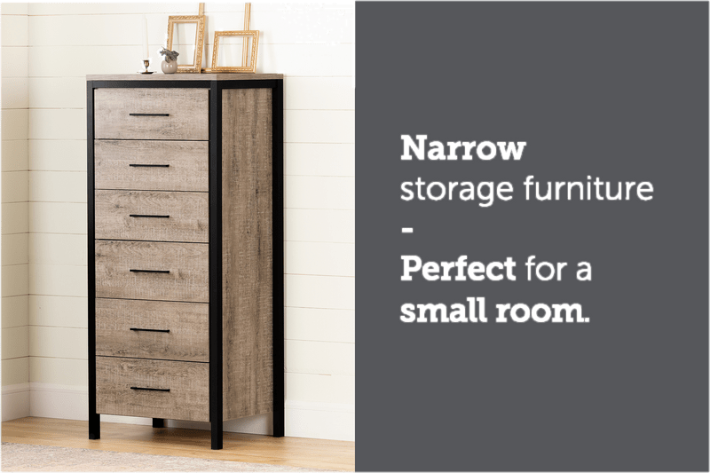 Munich 6 Drawer 24.5'' W Lingerie Chest
