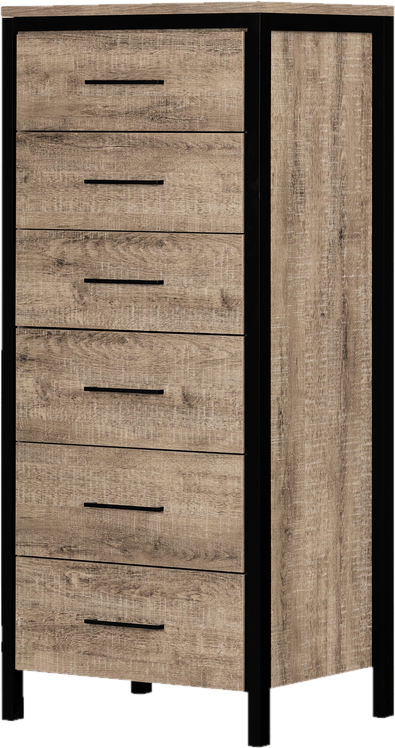Munich 6 Drawer 24.5'' W Lingerie Chest
