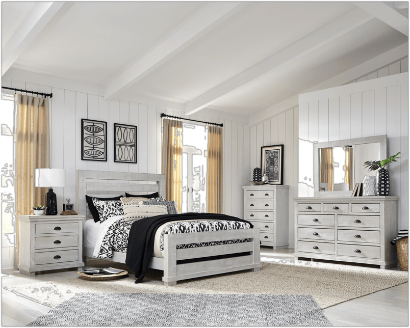 Lockridge 9 Drawer Dresser with Mirror