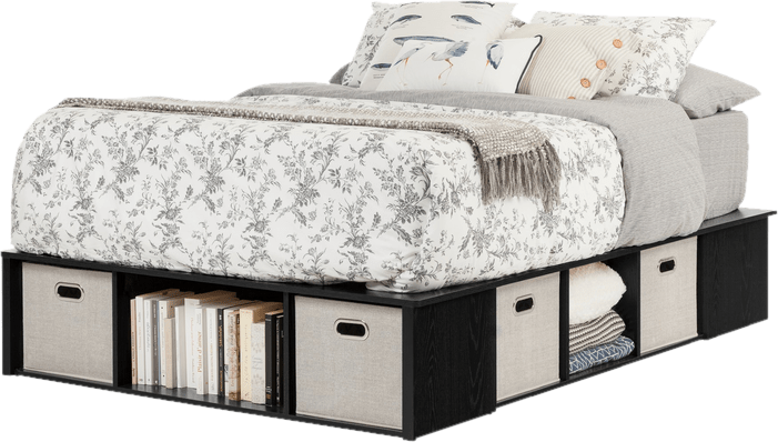 Flexible Storage Platform Bed