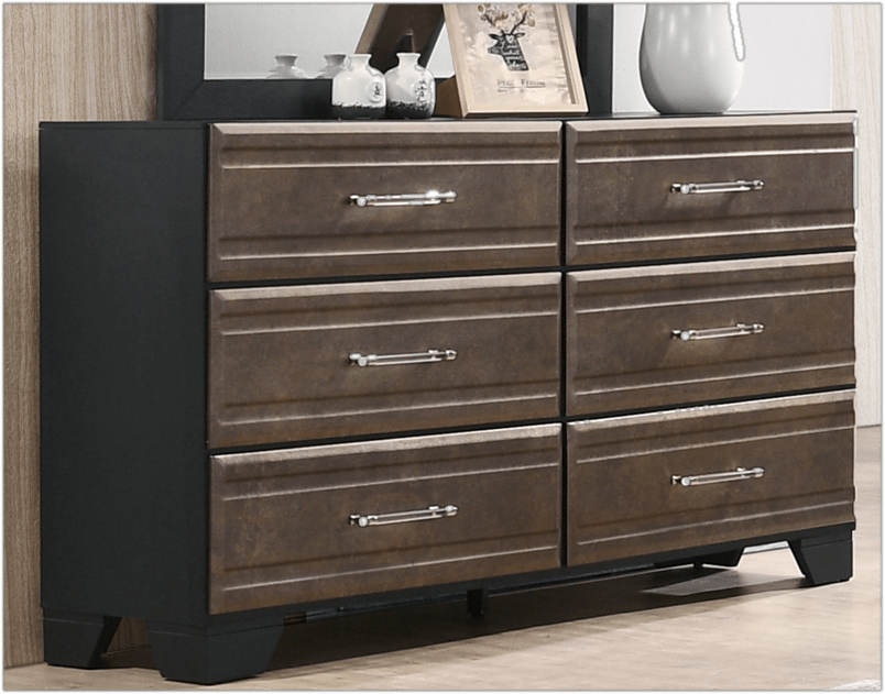 Sotelo 6 Drawer Double Dresser