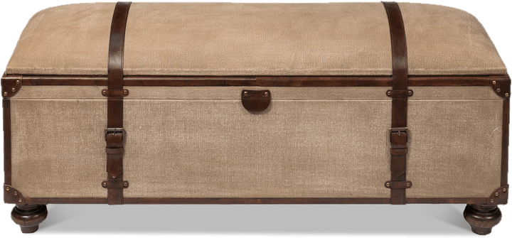 Moorman Leather Storage Bench