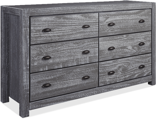 Montauk 6 Drawer 59.5'' W Solid Wood
