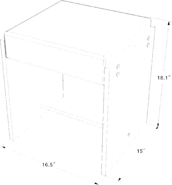 Dahlgren Vanity Stool