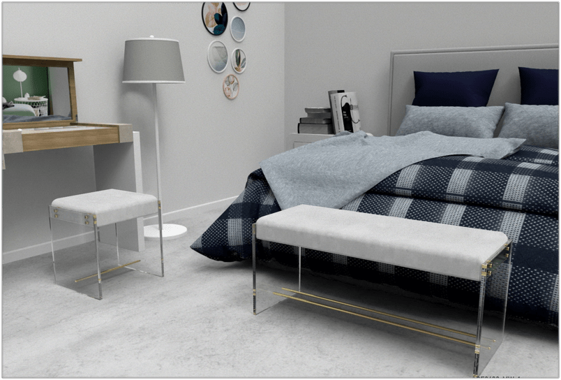 Dahlgren Vanity Stool