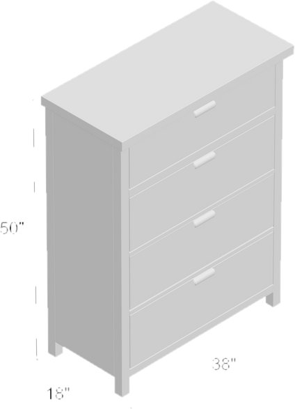 Rolla 4 Drawer Chest