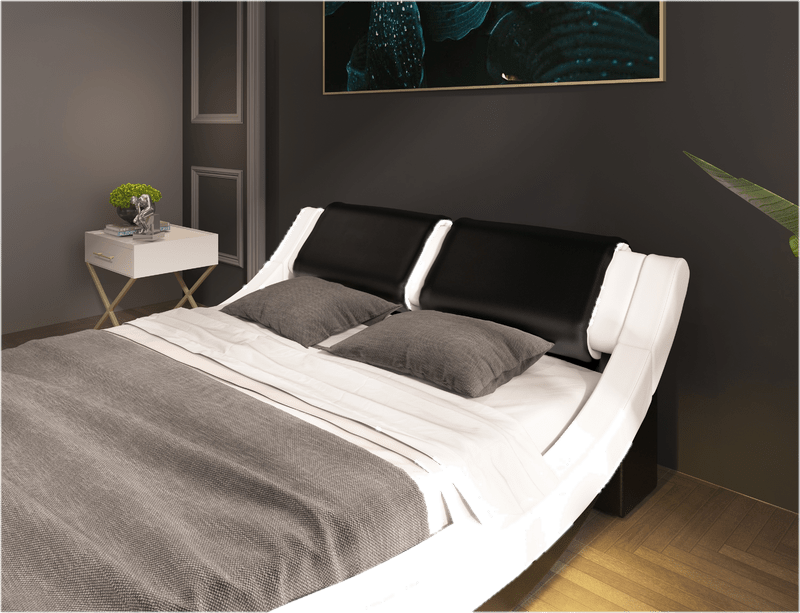 Abygaël Upholstered Low Profile Sleigh Bed